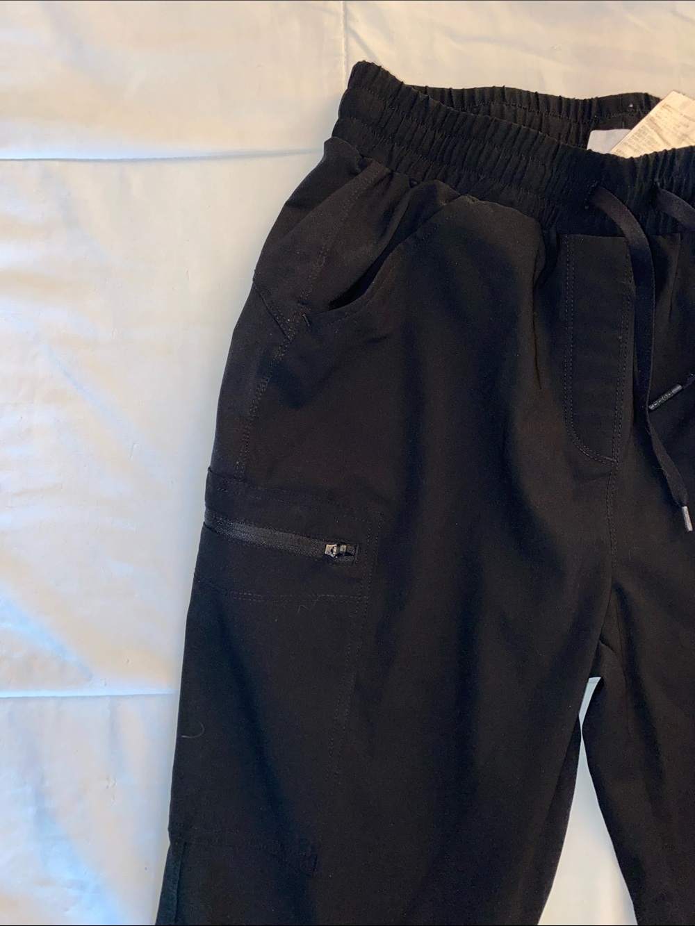 Baleaf Black Cargo Jogger Pants with Drawstring Waist - Picture 8 of 15